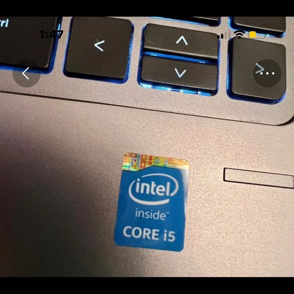 Hp EliteBook laptop i5 processor